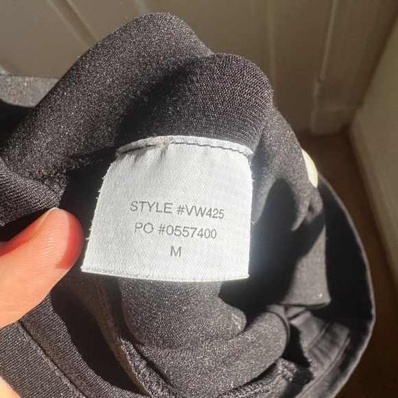 Vuori Women’s Black Performance Pants Drawstring Athletic Lounge Size M - Picture 6 of 6